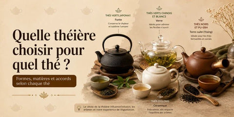 Quelle théière choisir pour quel thé ? Le guide par famille de thé