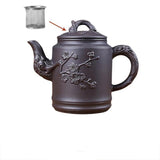 Théière terre yixing grande capacité brun fonçé