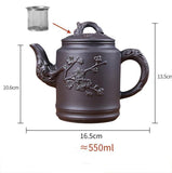 Théière terre yixing grande capacité