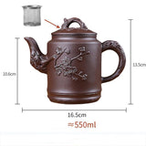 Théière terre yixing grande capacité