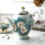 Jolie théière porcelaine Verte