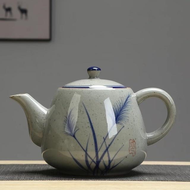 Tasse à thé en céramique japonaise avec couvercle et filtre
