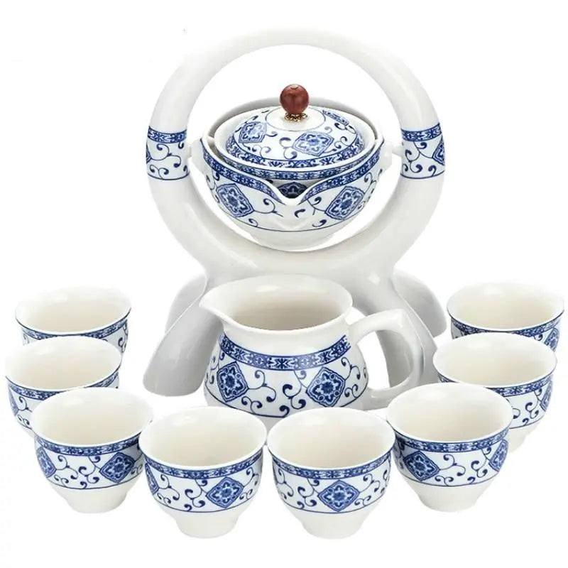 Ensemble Thé Voyage Cadeau élégant Service à Thé Chinois En Céramique - Théière Rotative 160 Ml 4 Tasses Plateau Sac De Voyage - Style Kung Fu, Cadeau élégant 160ml Théière 4 Tasses Ensemble Thé Voyage Cadeau élégant Service à Thé Chinois En Céramique - Théière Rotative 160 Ml 4 Tasses Plateau Sac De Voyage - Style Kung Fu, Cadeau élégant 160ml Théière 4 Tasses