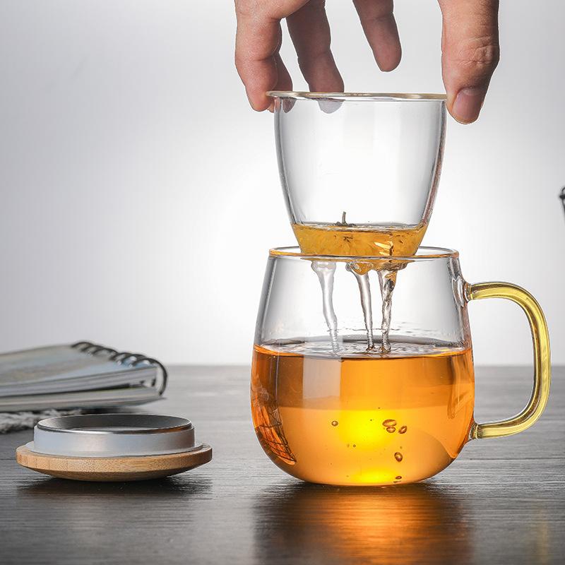 Tasse à thé avec infuseur et couvercle, Livraison Offerte