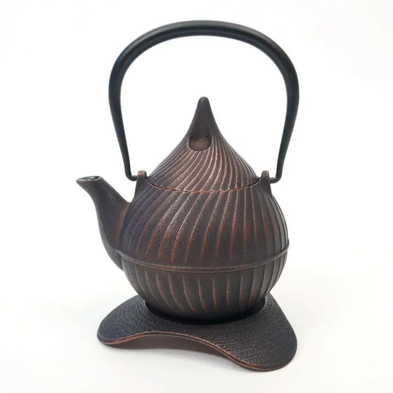 Théière japonaise en fonte – Bouilloire faite à la main pour homme et femme – Véritable théière japonaise Théière japonaise en fonte – Bouilloire faite à la main pour homme et femme – Véritable théière japonaise