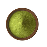 Matcha premium bio Gyokuro Shibushi en poudre dans un bol brun