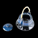 Théière Céramique Bleu Nuit Ouverte