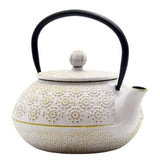 Théière en Fonte Blanche Cerisier