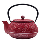 Théière en Fonte Cerisier Rouge