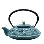 Théière en Fonte Papillon Bleue