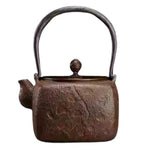Théière en Fonte Rouille