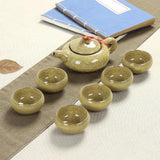 Service céramique jaune