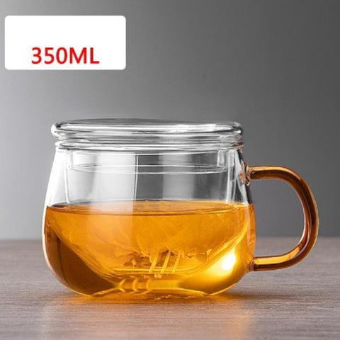 Tasse à thé avec passoire à thé et couvercle, 420 ml (pleine