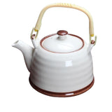 Théière en céramique blanc