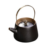 Théière céramique brun