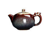 Théière en céramique traditionnelle marron 