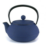 Théière en fonte japonaise Iwachu arare bleu 550 ml