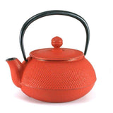 Théière en fonte japonaise Iwachu arare rouge 