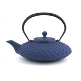 Théière en fonte japonaise Iwachu kambin 750 ml bleu