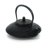 Théière en fonte japonaise Iwachu tombo 550 ml noire devant