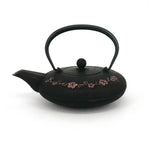 Théière Japonaise style Sakura en fonte de couleur prune. A Théière Japonaise style Sakura en fonte de couleur prune. A