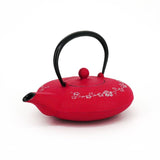 Théière japonaise en fonte Iwachu wa sakura 0.55 l rouge